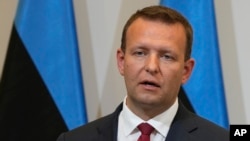 Estonian Interior Minister Lauri Laanemets