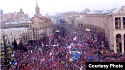 Police eventually forcibly dispersed the antigovernment protest in Kyiv on December 1.