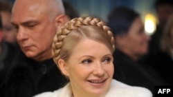 Former Ukraininan Prime Minister Yulia Tymoshenko with her husband, Oleksandr, in 2010. 