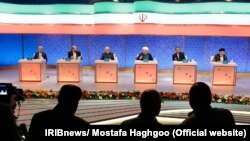 The third and final presidential debate was aired live on Iran's state-controlled television on May 12 ahead of the vote on May 19.