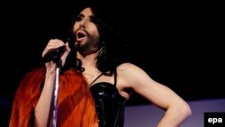 Austrian Eurovision contender Conchita Wurst won with the ballad "Rise Like a Phoenix", before an international TV audience of around 180 million people in 45 countries.