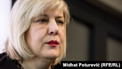 Council of Europe Commissioner for Human Rights Dunja Mijatovic (file poto)