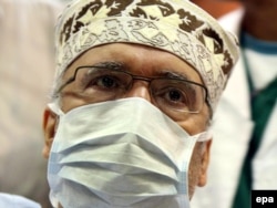 Abdelbaset Ali al-Megrahi at Tripoli Central Hospital in September 2009