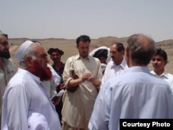 Pakistani journalist Hayatullah Khan at work in North Waziristan in 2005 shortly before he was abducted and killed.