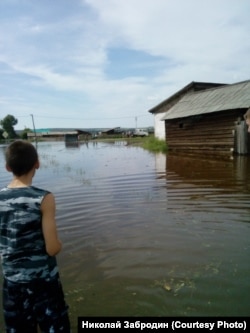 Село Гадалей в Тулунском районе Приангарья