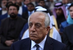 The U.S. special representative for Afghanistan, Zalmay Khalilzad