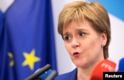 Scotish National Party leader Nicola Sturgeon (file photo)