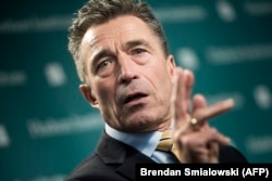 Former NATO chief Anders Fogh Rasmussen (file photo)