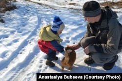 Андрей Бубеев с сыном