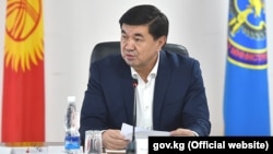 Former Prime Minister Mukhammedkalyi Abylgaziev was arrested on January 27 on corruption charges.