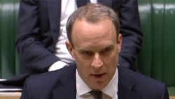 British Foreign Secretary Dominic Raab