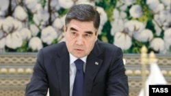 Where's Berdy? Turkmen President Gurbanguly Berdymukhammedov has not been seen in public since July 5. (file photo)