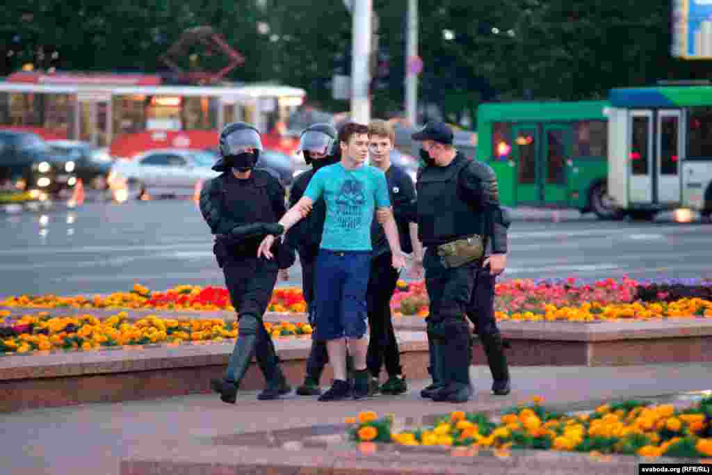 A man is detained in Vitsebsk.