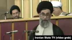 In the video from 1989, Ayatollah Ali Khamenei tells the Assembly of Experts before his appointment that "we should shed tears of blood wailing for the Islamic society that has been forced to even propose me [as supreme leader]."