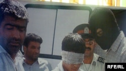 A screen grab of materials from a conference on Afghan youths executed in Iran in October 2009