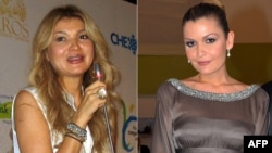 Gulnara Karimova (right) and her sister Lola Karimova-Tillyaeva