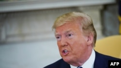 U.S. President Donald Trump at the White House on June 20