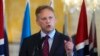 British Defense Secretary Grant Shapps said Ukraine's armed forces "against all odds" had recaptured large parts of the land seized by Russia in its 2022 invasion. (file photo)