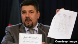 “The government knows the high security threat to me, but it is still not cooperating,” says presidential candidate Rahmatullah Nabil, a two-time head of Afghanistan's National Directorate of Security. (file photo)