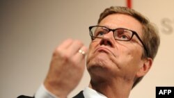 German Foreign Minister Guido Westerwelle