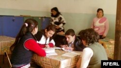 Children at the Ganja orphanage in May