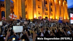 Georgians Take To The Streets For Fourth Night