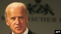 U.S. Vice President Joe Biden said the United States will "do more," but also "ask more" of its allies.