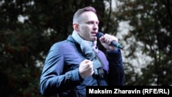 Russian opposition leader Aleksei Navalny (file photo)