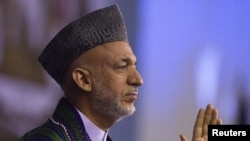 Afghan President Hamid Karzai