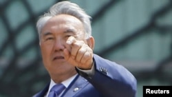 Kazakh President Nursultan Nazarbaev 