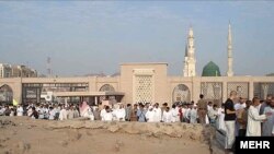 Saudi Shi'ite pilgrims clashed with Sunni religious police at the cemetery in Medina where they believe contains the grave of the Prophet Muhammad.