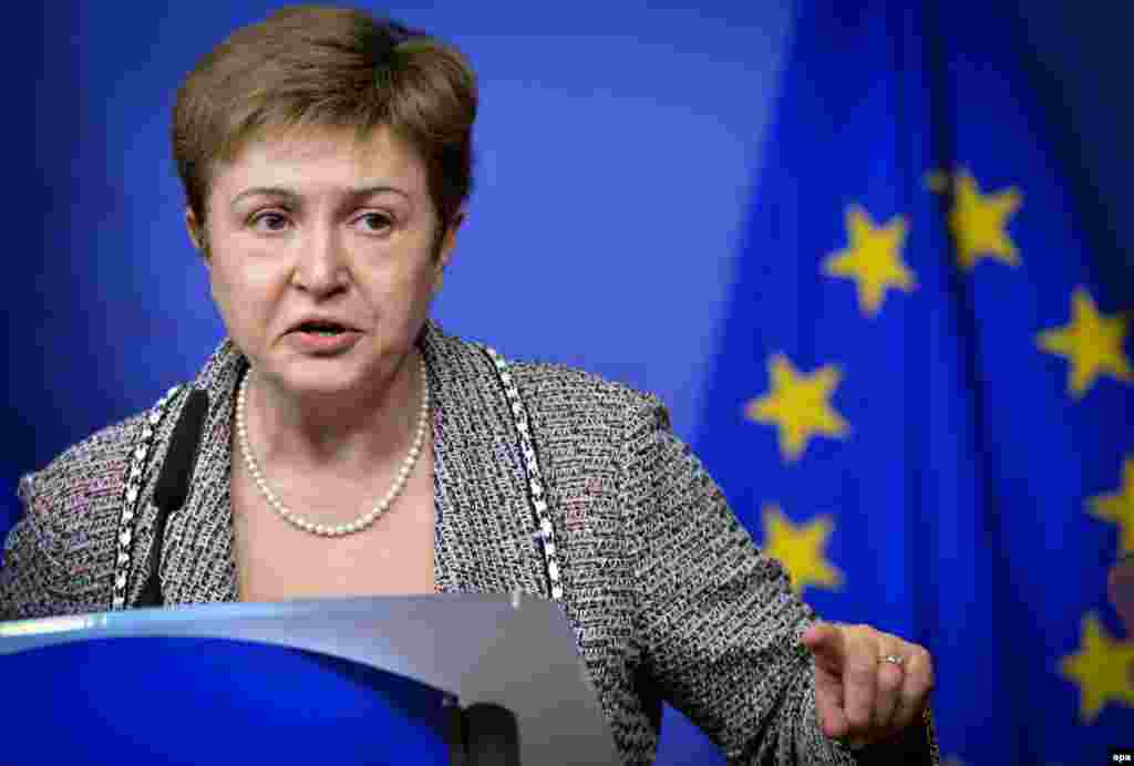 Kristalina Georgieva, Bulgaria, vice-president in charge of EU budget:&nbsp;Considered the people&#39;s favorite to succeed Catherine Ashton as the EU&#39;s top diplomat, Georgieva gained a reputation as a competent humanitarian aid commissioner and World Bank official. She will now be in charge of how much EU money is being spent, and where.&nbsp;