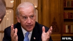 U.S. Vice President Joe Biden spoke with RFE/RL in Prague.