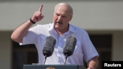 Belarusian strongman Alyaksandr Lukashenka (file photo)