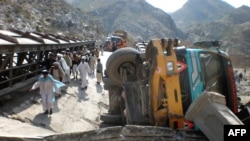 The Taliban has attacked overland supply routes through Pakistan.