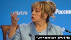 Ella Pamfilova, the Russian Central Election Commission head