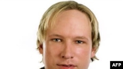 An undated photo of Norwegian terror suspect Anders Behring Breivik