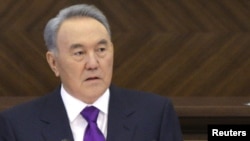 Kazakh President Nursultan Nazarbaev