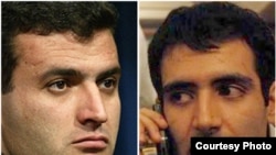 Abdollah Momeni (left) and Majid Tavakoli are both reportedly on hunger strike in Tehran's Evin prison.