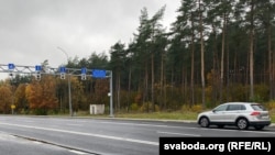 The Bruzgi-Kuznitsa border crossing between Belarus and Poland