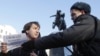 Moscow Police Detain More Picketers