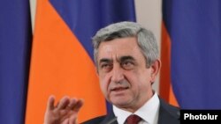 Armenian President Serzh Sarkisian 