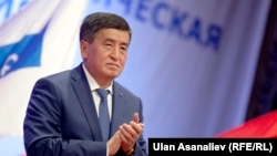 Kyrgyz Prime Minister Sooronbai Jeenbekov has been nominated as the Social Democratic Party's candidate for president. (file photo)