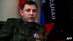 Ukrainian separatist leader Aleksandr Zakharchenko in 2015