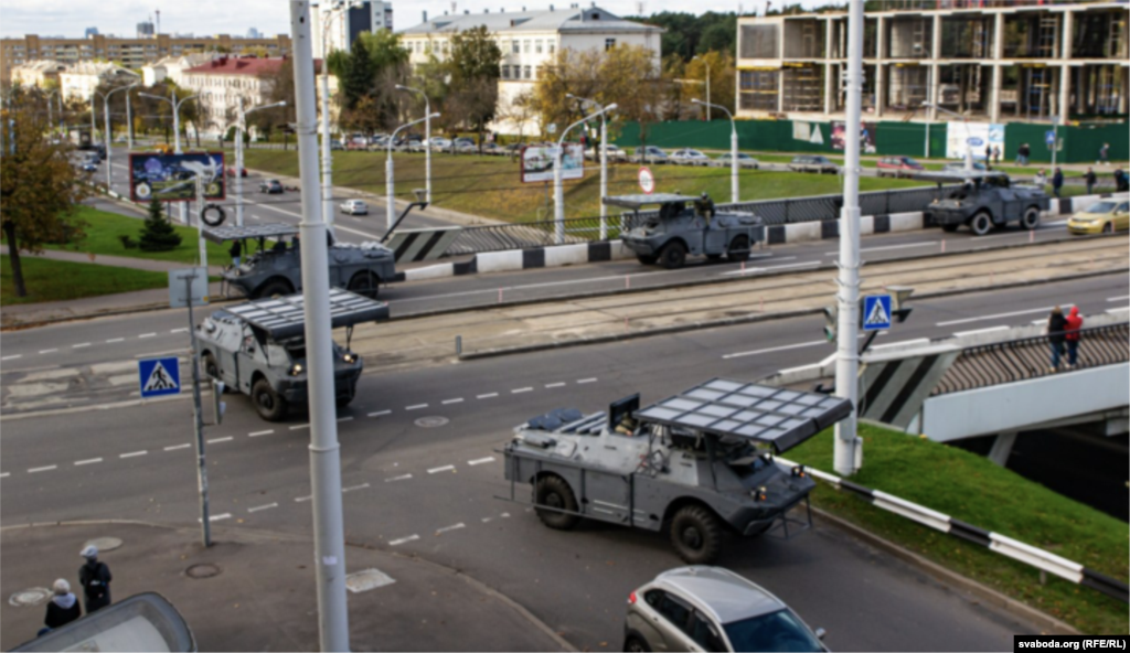 Belarus - Protests after presidential elections in Belarus. Minsk, 18Oct2020