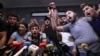 Protesters Force Cancellation Of Armenian Ex-President's Press Conference