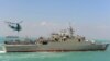 Iran's first domestically made destroyer, "Jamaran," sails in the Persian Gulf in February.