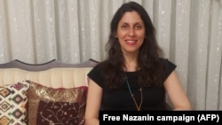 Nazanin Zaghari-Ratcliffe poses for a photograph in Tehran following her release.