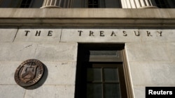 The U.S Treasury building in Washington (file photo)