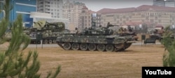 Equipment on display at the Military Trophies Park.